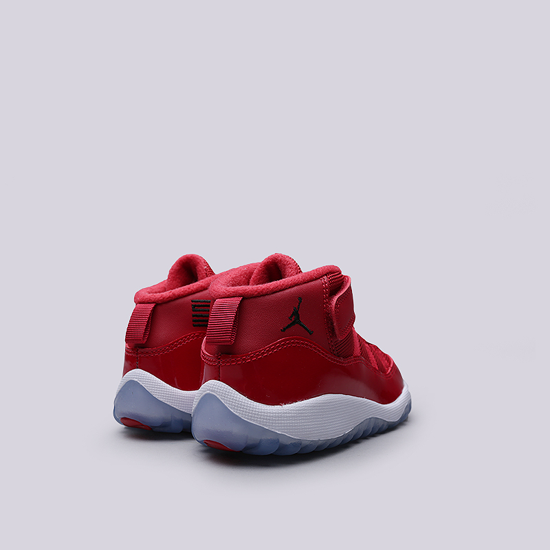 детские красные кроссовки Jordan XI Retro BT 378040-623 - цена, описание, фото 3